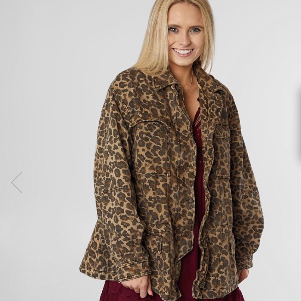 Free People Seize The Day Military Jacket